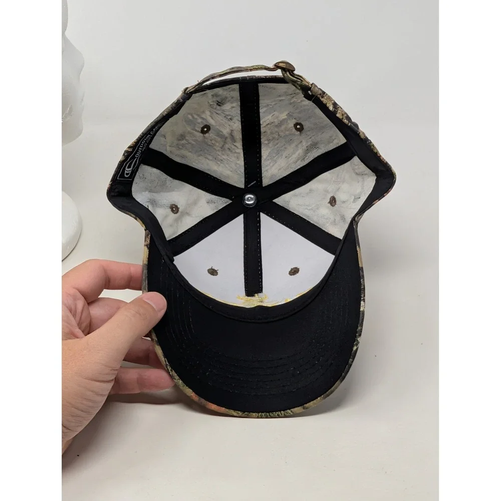 Rivers Edge Treestands Mossy Oak Camo Baseball Hat Hunting Cap 25659 NWT